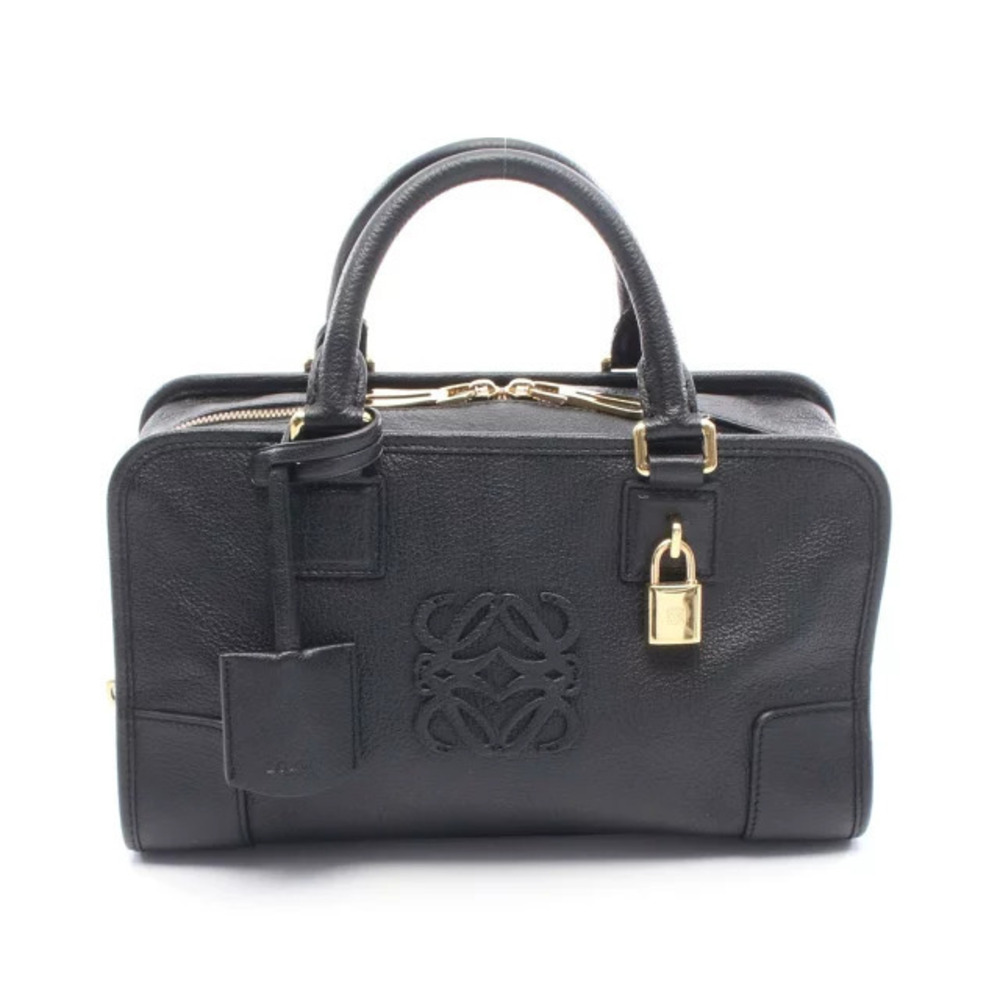 Loewe Amazona Handbag Leather Black